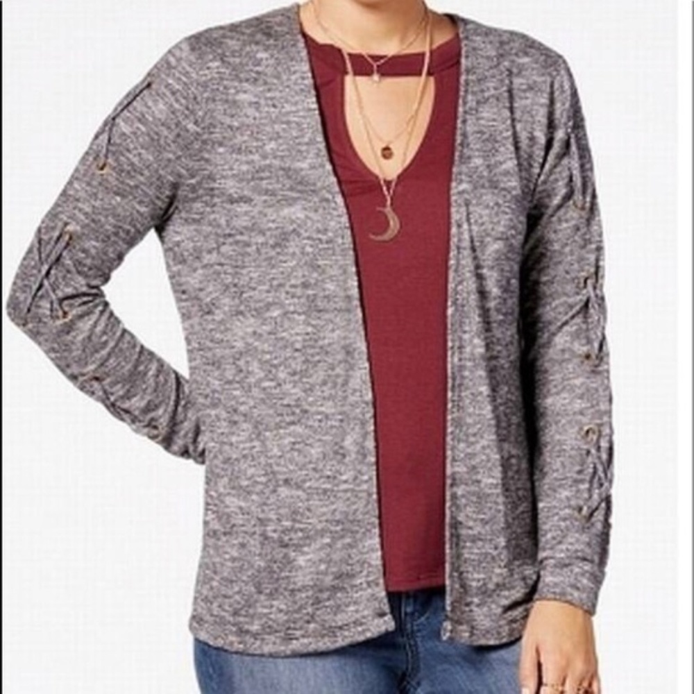Selfie by Self Esteem XS open front cardigan lagenlook boho